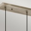 Lampa wisząca Asher II - 3 źródła światła Antyczny pewter szkło i stal industrialna regulacja wysokości KL-ASHER-3PR-AP KICHLER